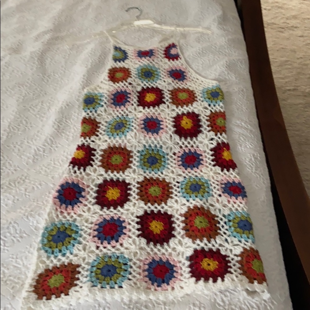 NWT Crochet Swim Cover up